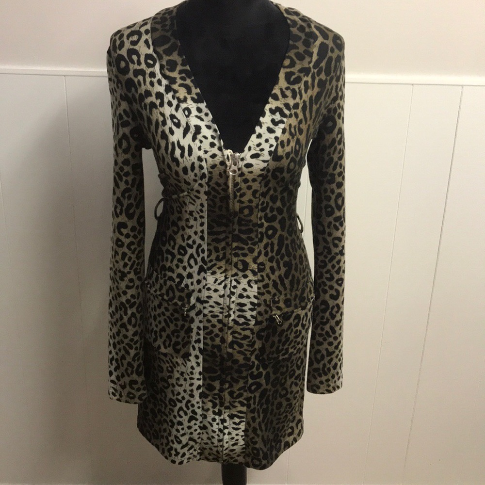 🐆FOREVER 21 LONG CHEETAH WARM DRESS🐆